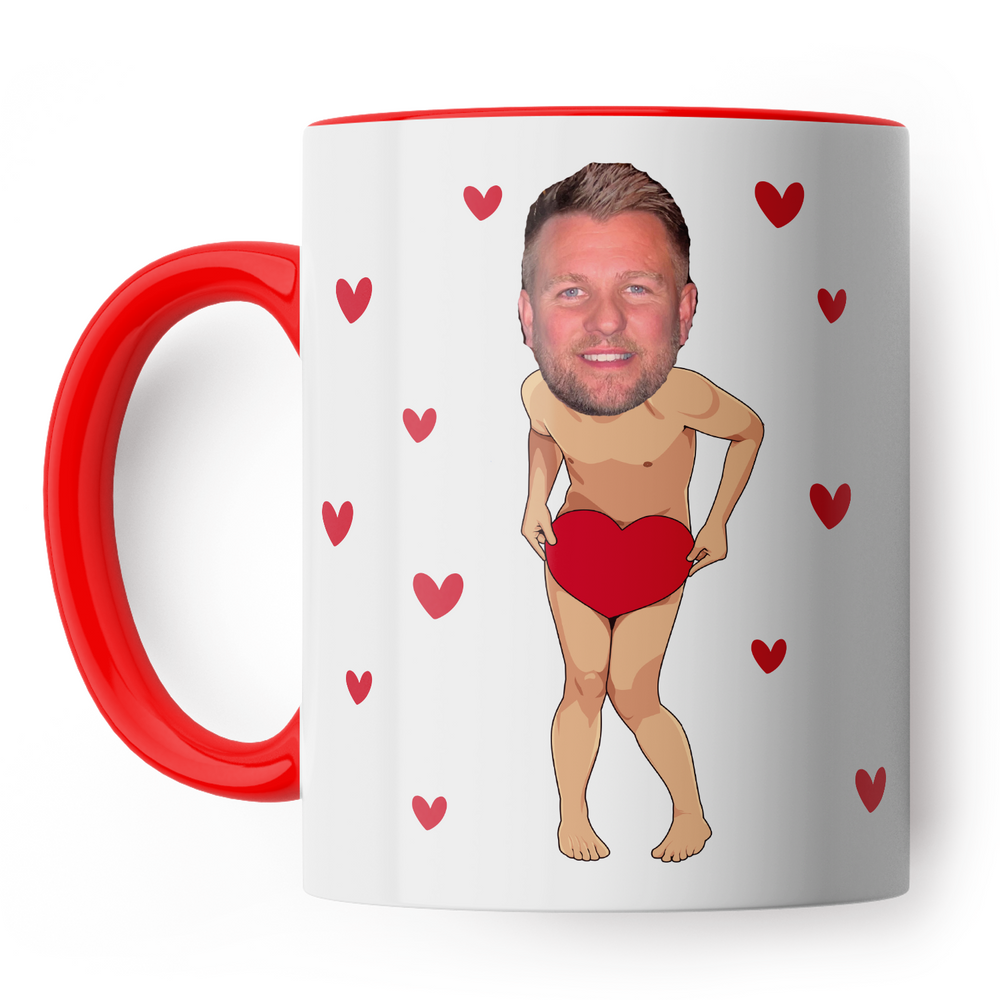 Photo Man Heart Mug #2 image